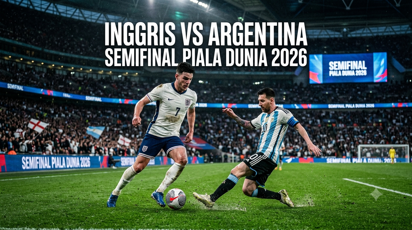 Jalalive Streaming Inggris vs Argentina Semifinal Piala Dunia 2026 Dini Hari Ini: Pertandingan Sarat Sejarah yang Kembali Terulang